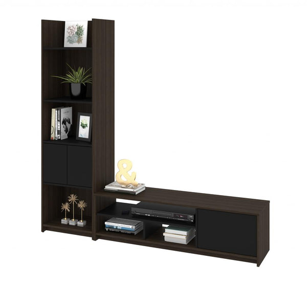 TV Stand with Shelving Unit