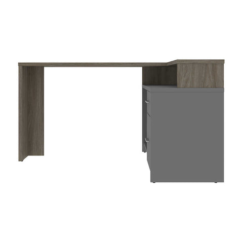 56W L-Shaped Desk