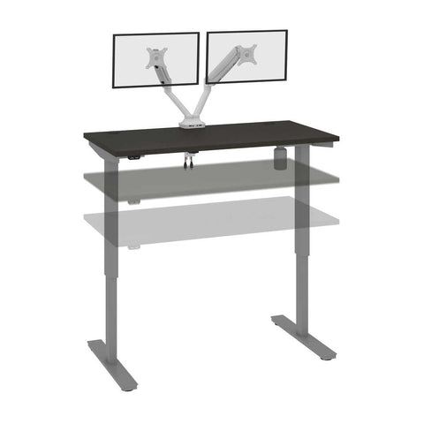 48W x 24D Standing Desk with Dual Monitor Arm