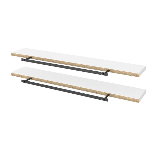 Set of 72W x 12D Floating Shelves