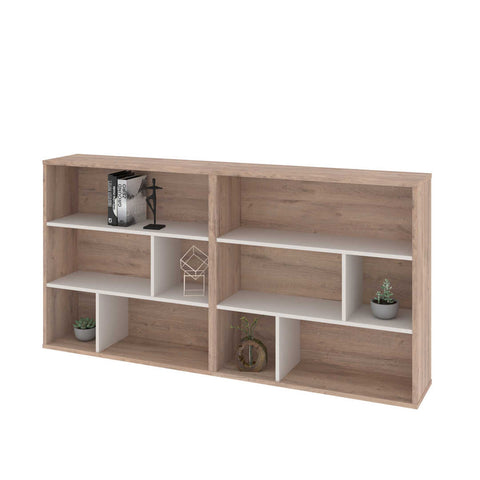 2-Piece Set including Two Asymmetrical Shelving Units