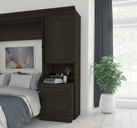 25W Shelving Unit with Mobile Nightstand