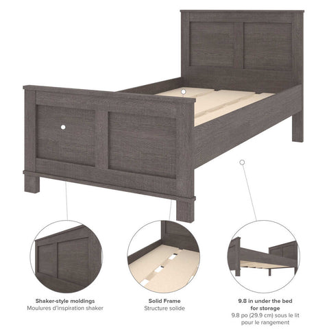 42W Twin Platform Bed