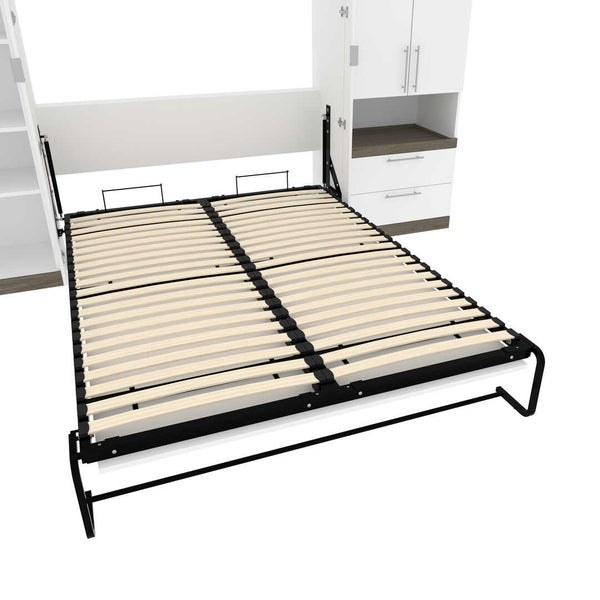 Queen Murphy Bed with Multifunctional Storage (125W)