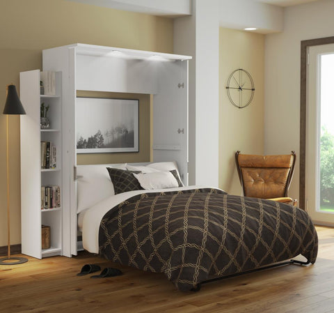 Full Murphy Bed with Shelving Unit (69W)