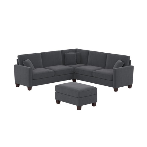 99W L Shaped Sectional Sofa With Ottoman