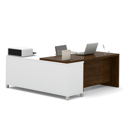 72W L-Shaped Computer Desk