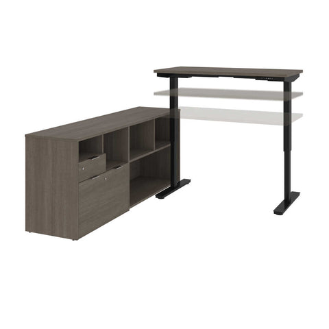 72W L-Shaped Standing Desk