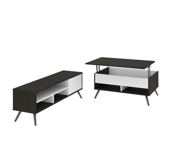 2-Piece set including a lift-top coffee table and a TV stand