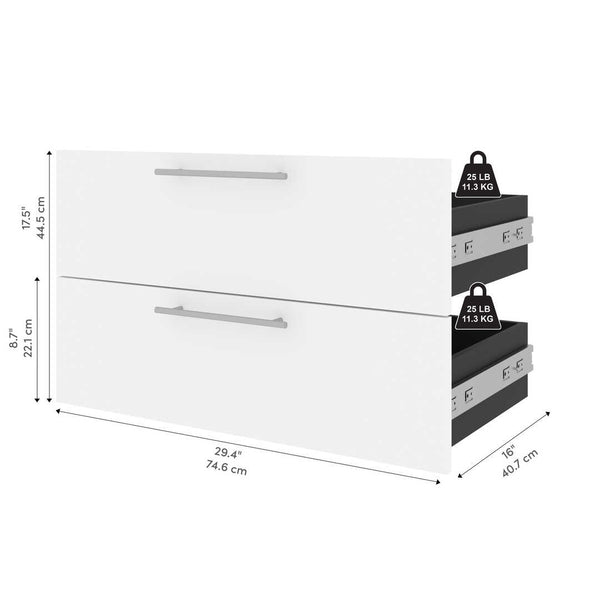 2 Drawer Set for 30W Tall Storage Shelf