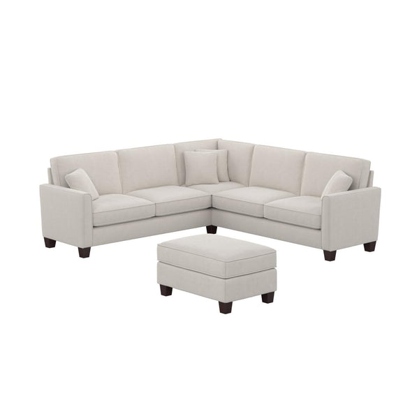 99W L Shaped Sectional Sofa With Ottoman