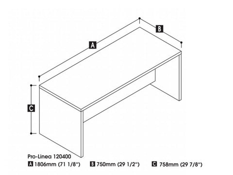 72W Desk Shell