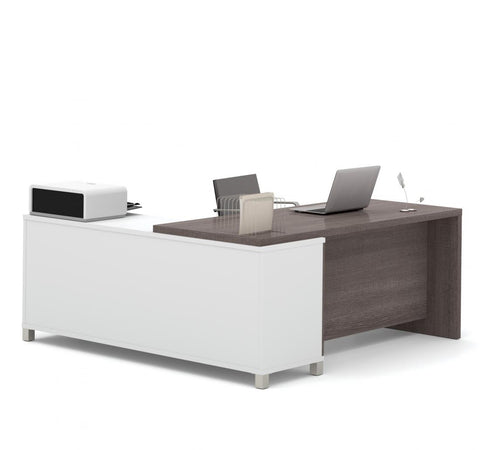 72W L-Shaped Computer Desk