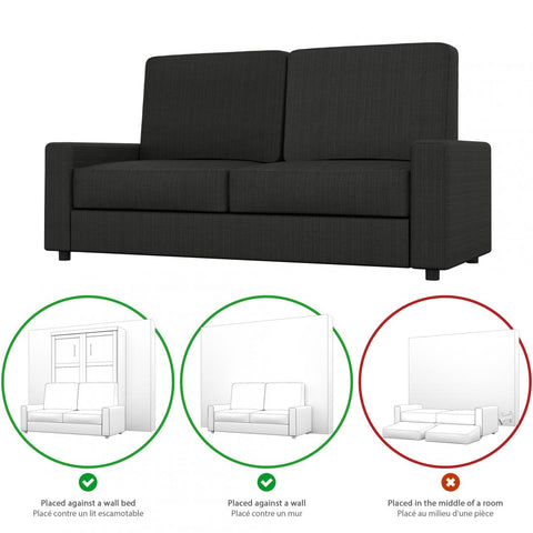 Sofa for Queen Murphy Bed (no backrest)