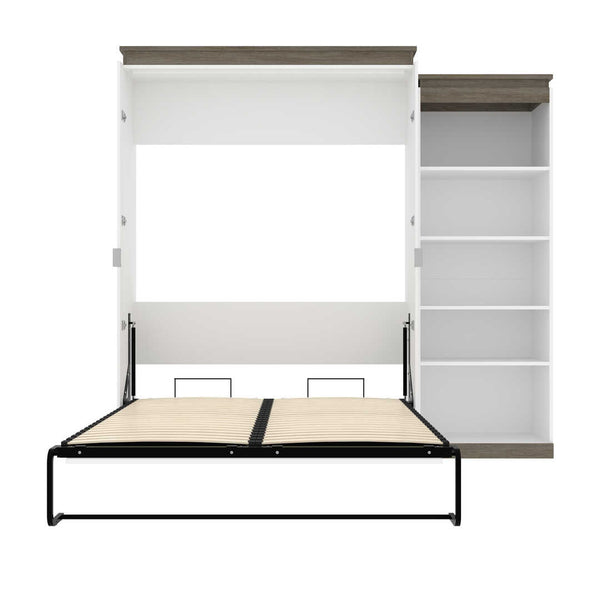 Queen Murphy Bed with Shelves (97W)