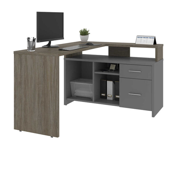 56W L-Shaped Desk