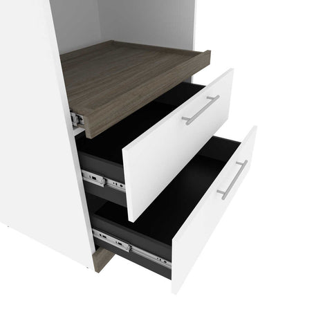 Full Murphy Bed with Multifunctional Storage (119W)