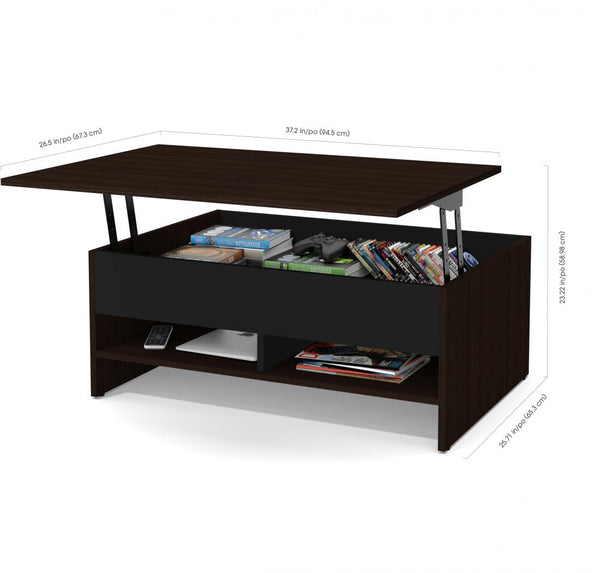 2-Piece set including a lift-top coffee table and a TV stand