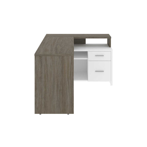 56W L-Shaped Desk