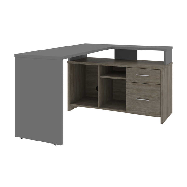 56W L-Shaped Desk