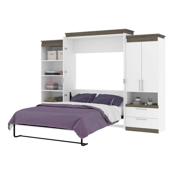 Queen Murphy Bed with Multifunctional Storage (125W)