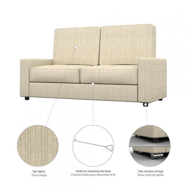 Sofa for Full Murphy Bed (no backrest)