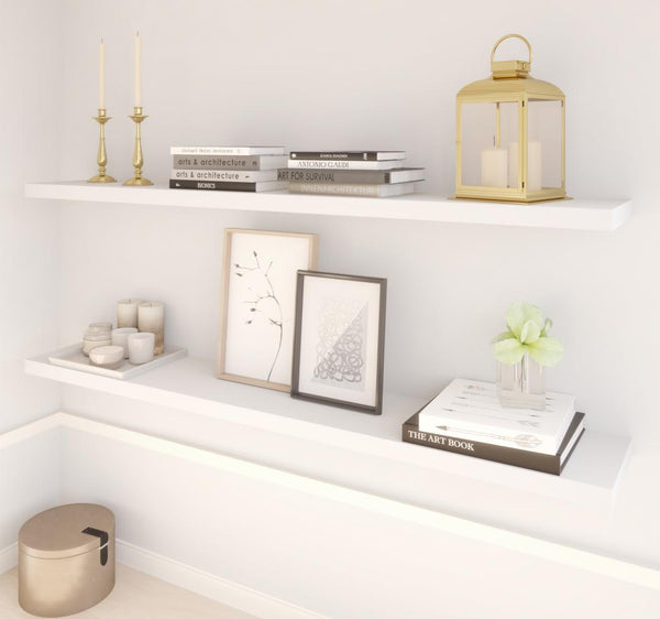 Set of 72W x 12D Floating Shelves