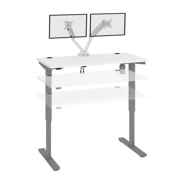 48W x 24D Standing Desk with Dual Monitor Arm