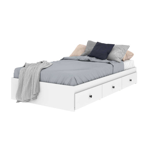 42W Twin Platform Storage Bed