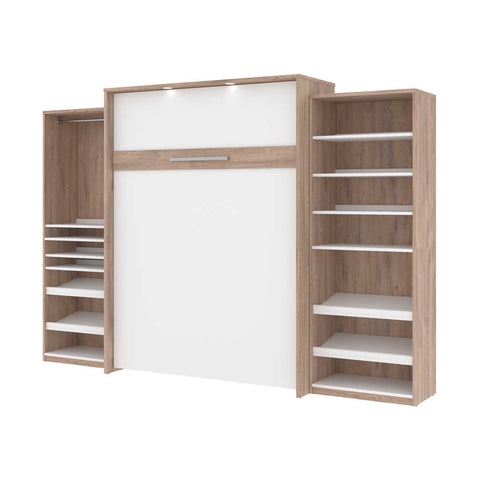 Queen Murphy Bed with 2 Closet Organizers (125W)