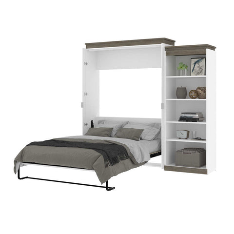 Queen Murphy Bed with Shelves (97W)