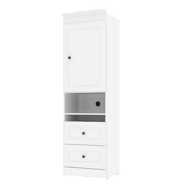 25W Shelving Unit with Mobile Nightstand