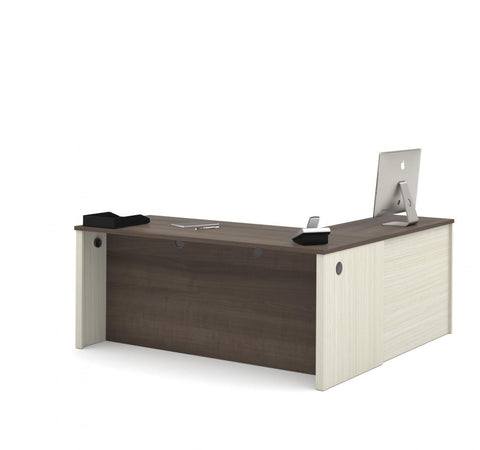 L-Shaped Desk with Pedestal