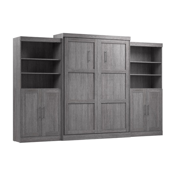 Queen Murphy Bed with Closet Storage Organizers (136W)