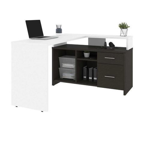 56W L-Shaped Desk