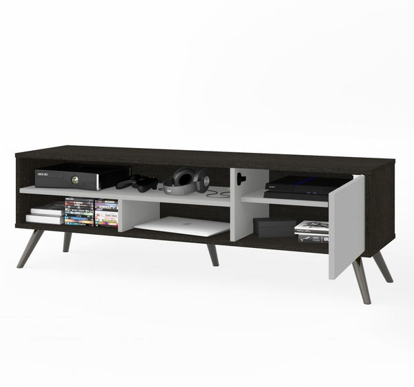 54W TV Stand with Metal Legs for 60 inch TV