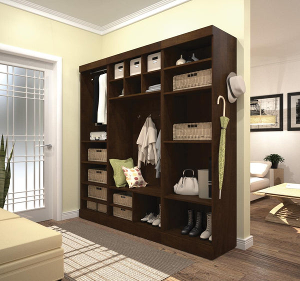 86W Mudroom Storage Unit with Bench