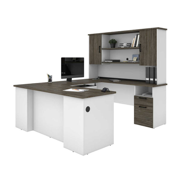 U or L-Shaped Executive Desk with Hutch