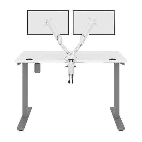 48W x 24D Standing Desk with Dual Monitor Arm