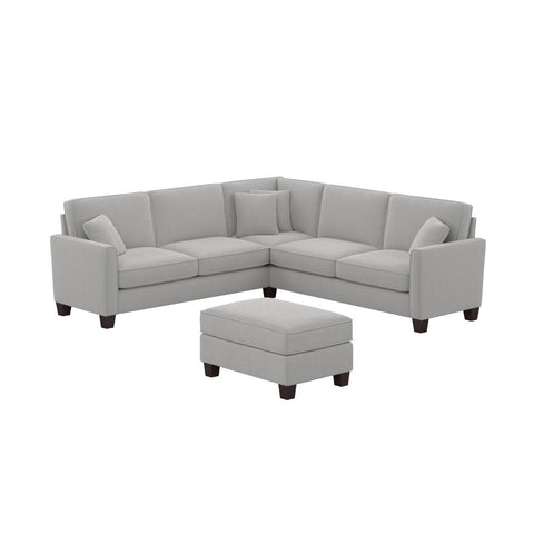 99W L Shaped Sectional Sofa With Ottoman