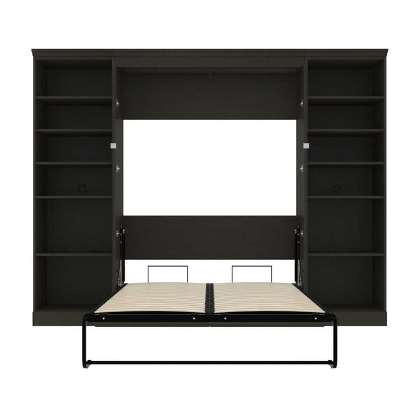 Full Murphy Bed with Bookshelves (114W)