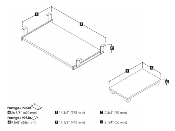 Keyboard Tray and CPU Stand