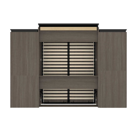 Queen Murphy Bed and Multifunctional Storage with Drawers (125W)