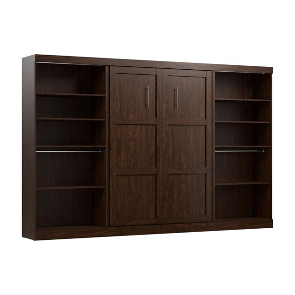 Full Murphy Bed with 2 Shelving Units (131W)