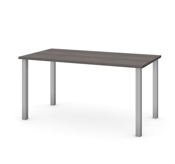 60W Table Desk with Square Metal Legs