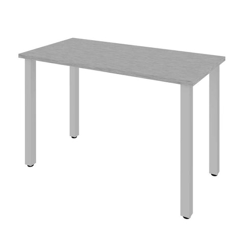 48W Table Desk with Square Metal Legs