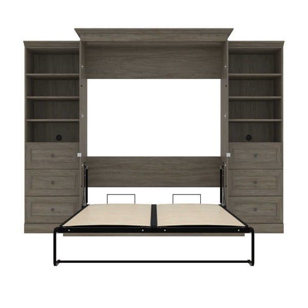 Queen Murphy Bed with Closet Storage (115W)