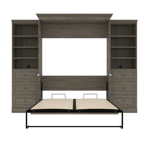 Queen Murphy Bed with Closet Storage (115W)