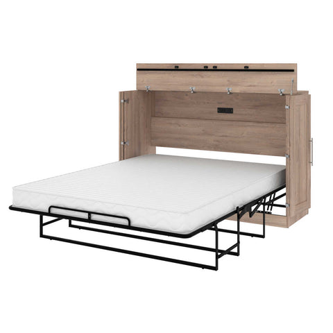 66W Queen Cabinet Bed with Mattress