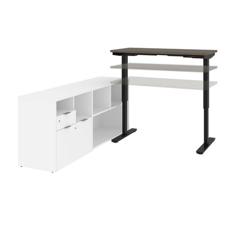 72W L-Shaped Standing Desk